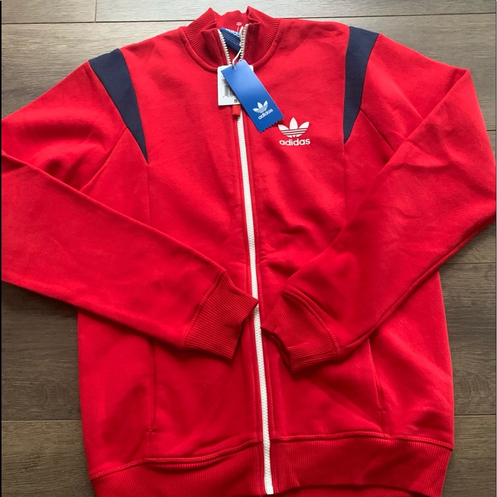 Adidas Zip Up Sweatshirt. New with tags.